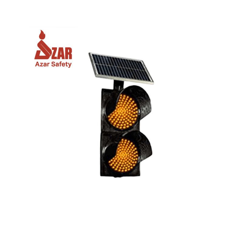 چراغ راهنمایی دو خانه LED سولار
